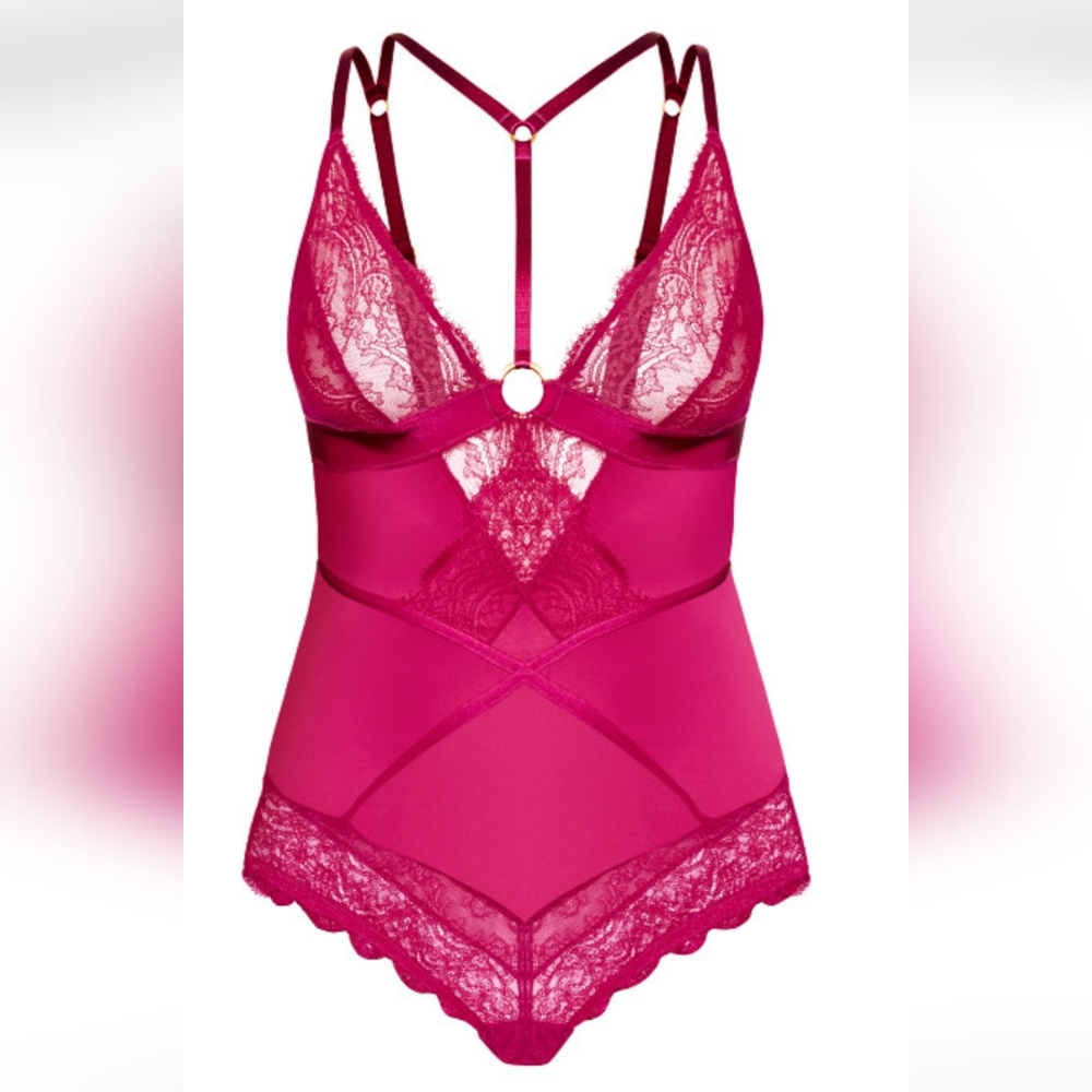 City Chic Boudoir Ouvert Bodysuit